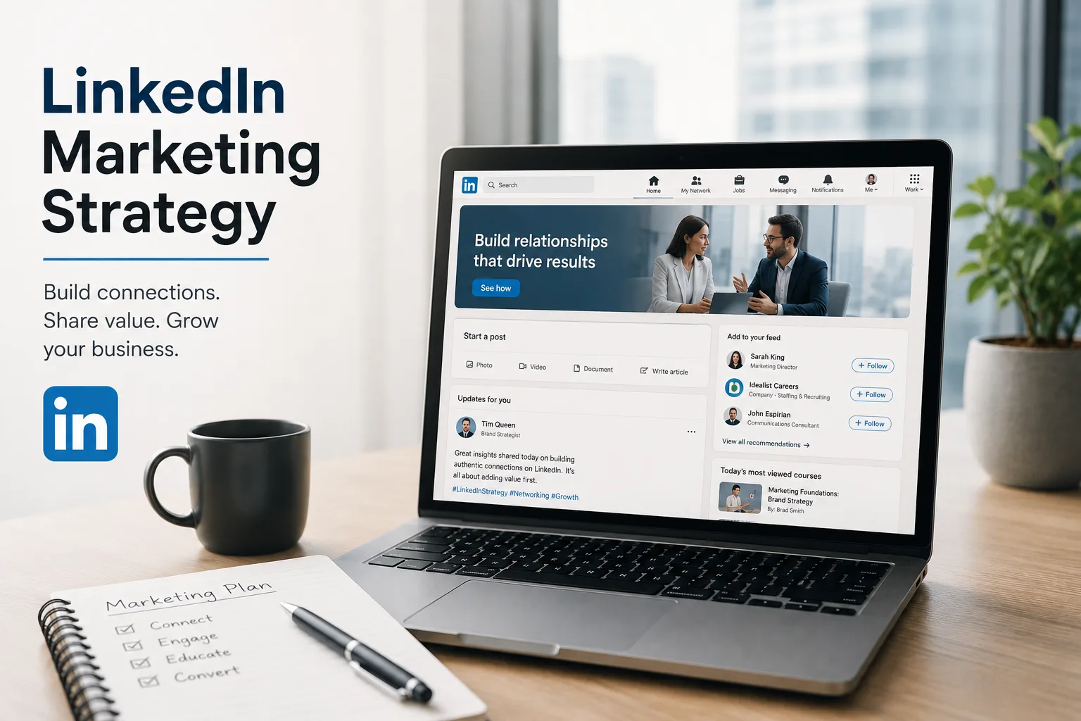 LinkedIn marketing strategy for B2B growth