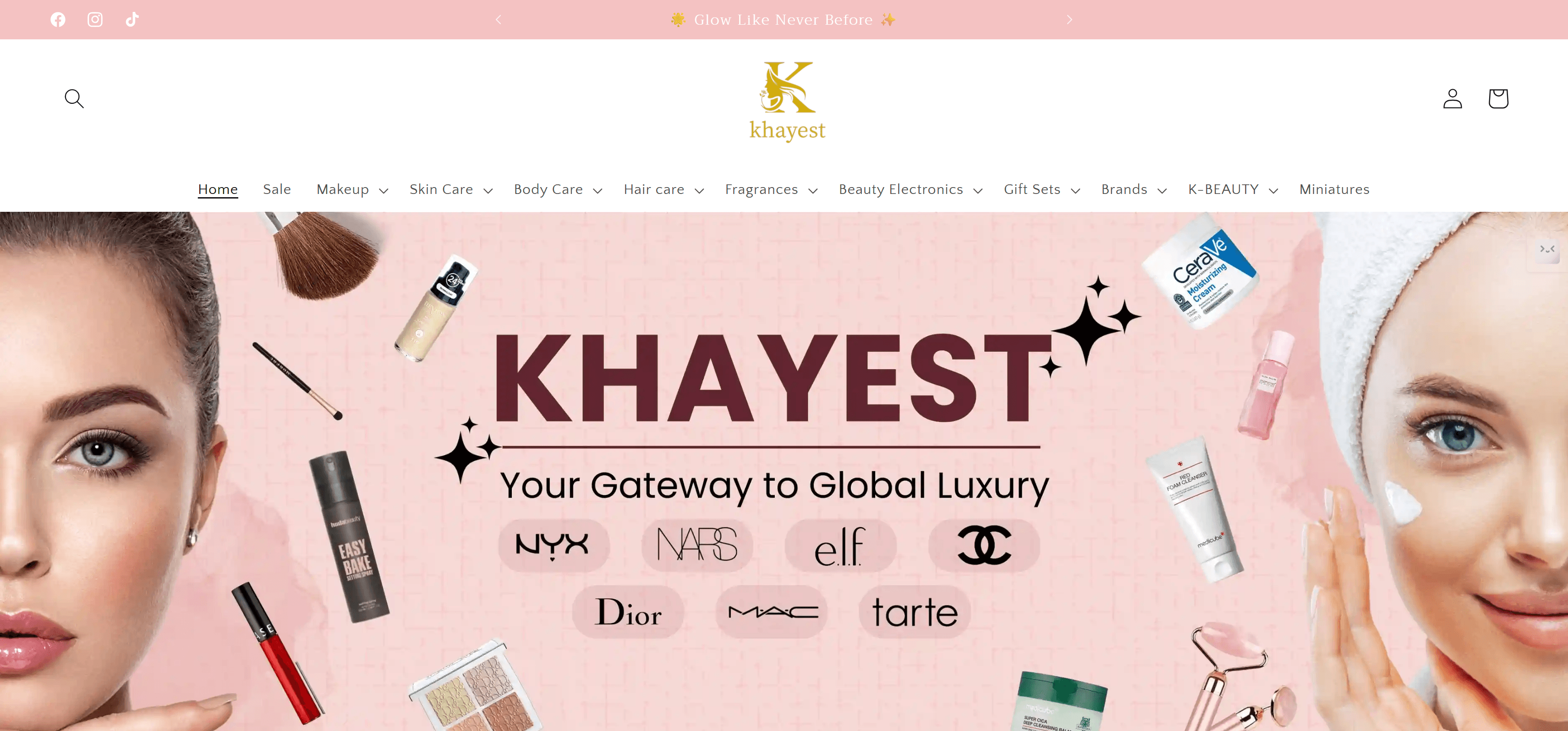 Khayest e-commerce platform transformation showcasing before and after performance metrics